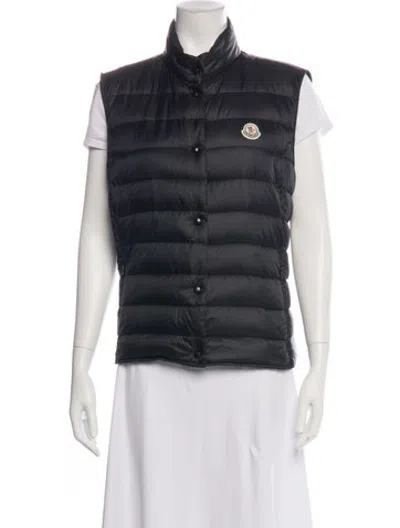 Pre-owned Moncler Nylon Vest In Black