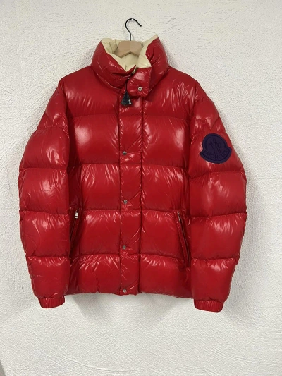 Pre-owned Moncler Padded Puffer In Red