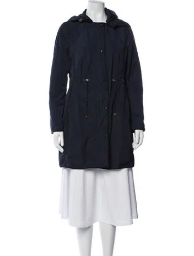 Pre-owned Moncler Parka In Blue