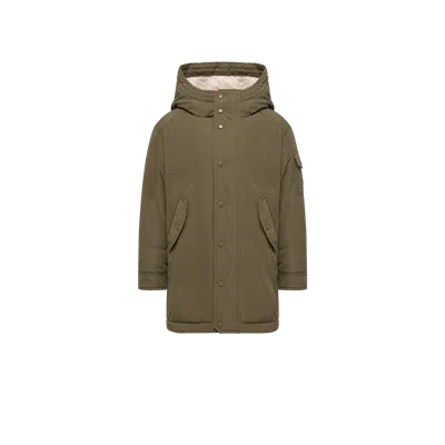Moncler Kids' Parka Matelassée À Capuche Nahan, Garçons, Vert, Taille: 10a In Green