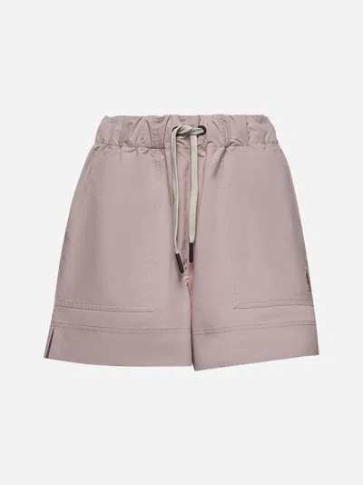 Moncler Technical Crinkled Shorts Elastic Waistband