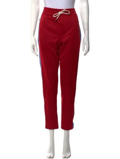Pre-owned Moncler Straight Leg Pants W/ Tags In Red