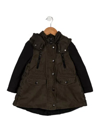 Pre-owned Moncler Babies' Toddler Boys' Casual Jackets In Black/green