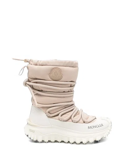 Moncler Trailgrip High Gtx Snow Boots In Metallic