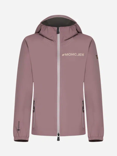 Moncler Valles Technical Fabric Jacket In Pink
