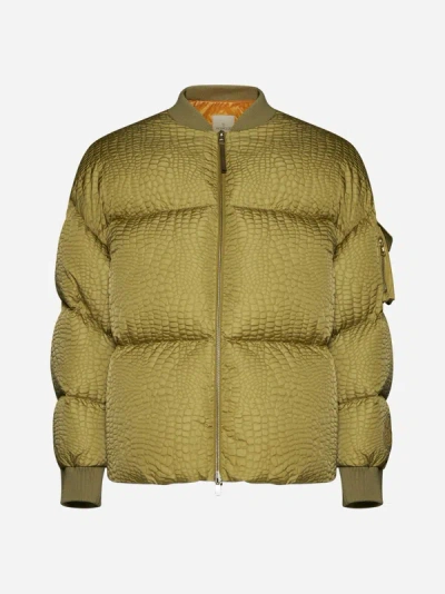 Moncler X Roc Nation By Jay-z Centaurus Down Bomber Jacket In Green
