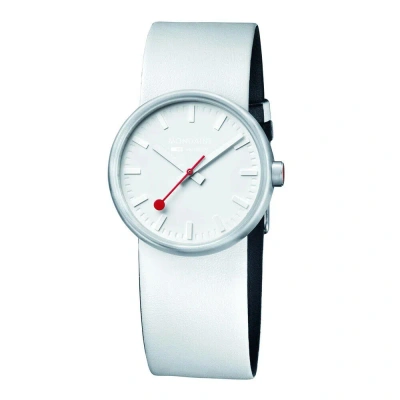 Pre-owned Mondaine Watch Specials 35mm A658.30306.16sba Leather Strap