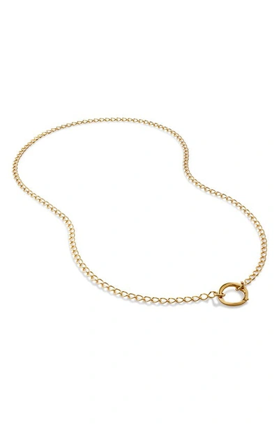 Monica Vinader Capture Chain Necklace In 18ct Gold Vermeil