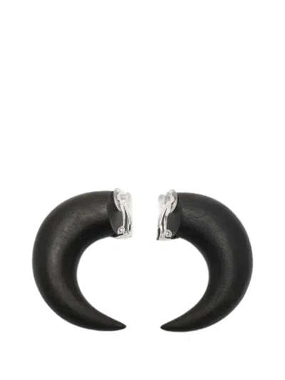 Monies Earrings Black "zima"