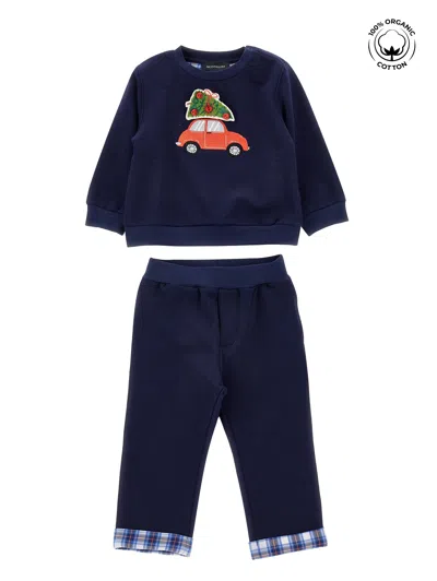 Monnalisa Kids'   Complete Car And Christmas Tree In Blue