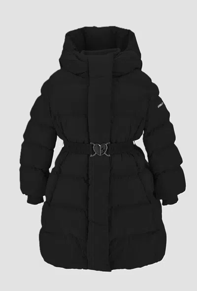 Monnalisa Kids' Duvet With Hood And Black Baby Belt