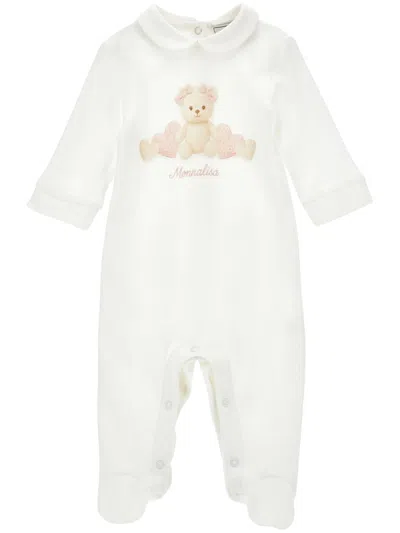 Monnalisa Girl's Mini Dress In White