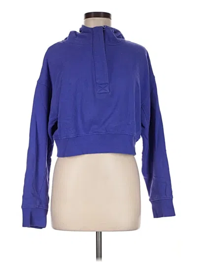 Pre-owned Mono B Pullover Hoodie In Blue