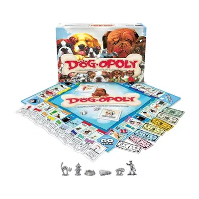 Monopoly Dog-opoly Game  Board Game In Blue