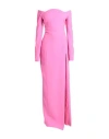 Monot Mônot Woman Maxi Dress Pink Size 4 Polyester