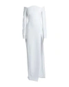 Monot Mônot Woman Maxi Dress White Size 4 Polyester
