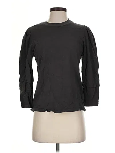 Pre-owned Monrow Sweatshirt In Black