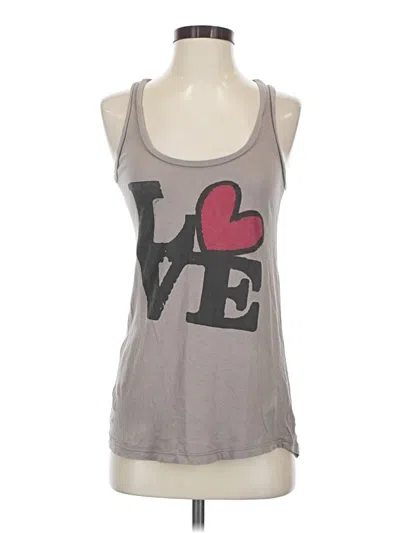 Pre-owned Monrow Tank Top Tan Sweetheart Neckline Tops