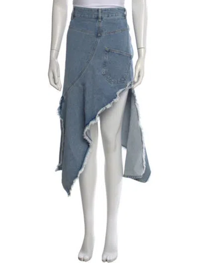 Pre-owned Monse Long Skirt W/ Tags In Blue