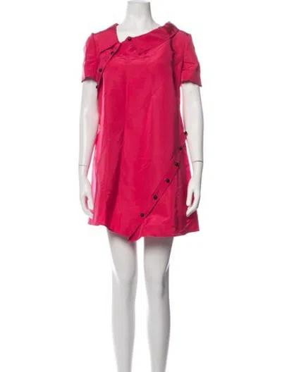 Pre-owned Monse Silk Mini Dress W/ Tags In Pink