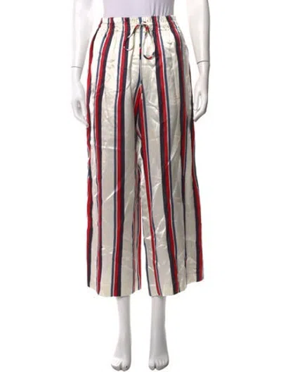 Pre-owned Monse Striped Wide Leg Pants In Neutrals