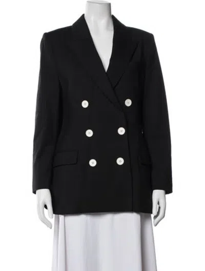 Pre-owned Monse Virgin Wool Blazer In Black