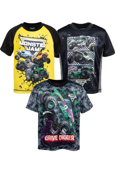 Monster Jam 3-pack Short Sleeve T-shirts (toddler, Little Kid & Big Kid) In Multi
