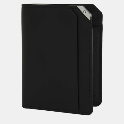 Pre-owned Montblanc Black Leather Wallet