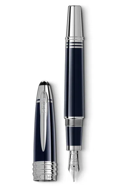 Montblanc John F. Kennedy Special Edition Fountain Pen In Blue