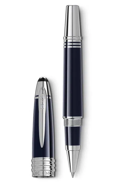 Montblanc John F. Kennedy Special Edition Rollerball In Blue
