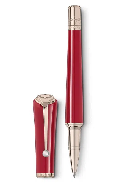 Montblanc Marilyn Monroe Special Edition Rollerball In Red