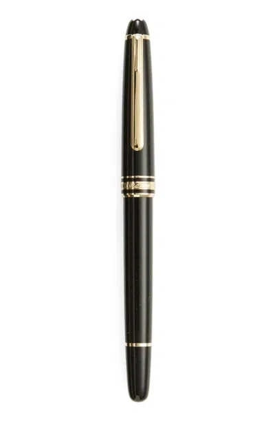 Montblanc Meisterstück Gold-coated Classique Rollerball In Black