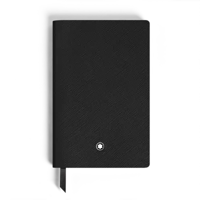Montblanc Saffiano Leather Small Notebook In Black