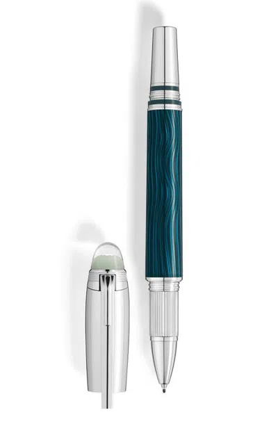 Montblanc Starwalker Polargreen Metal Fineliner In Green