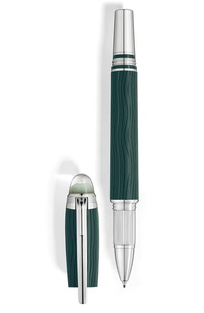 Montblanc Starwalker Polargreen Precious Resin Fineliner In Green