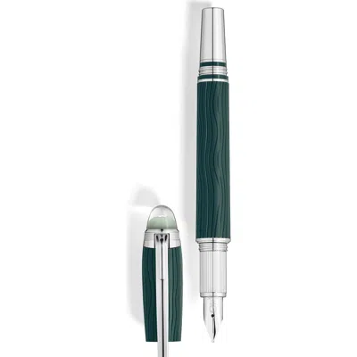 Montblanc Starwalker Polargreen Precious Resin Fountain Pen In Green