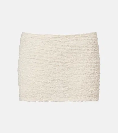 Montce Micro Miniskirt In White