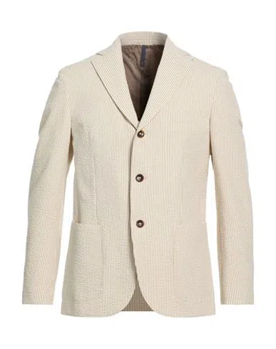 Montedoro By Slowear Man Blazer Khaki Size 42 Cotton, Elastane In Neutral