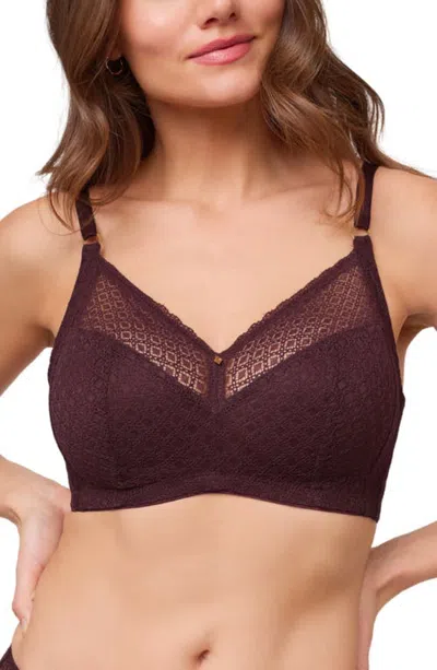 Montelle Intimates Ayla Wireless Bra In Purple