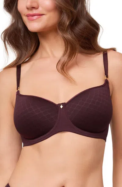 Montelle Intimates Underwire Spacer Balconette Bra In Fudge