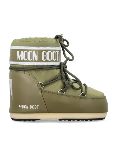 Moon Boot Icon Low Mini Water-repellent Nylon Slip-on Boots With Grippy Rubber Sole In Multi
