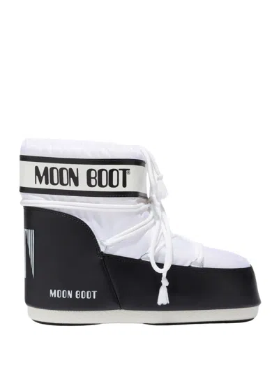 Moon Boot "icon Moonboot" Low Nylon Boots In Multi