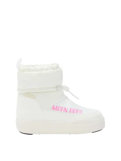 Moon Boot Mb Jr Park Tube Mid Glit Boot In White