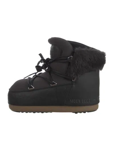 Pre-owned Moon Boot Snow Boots In Black
