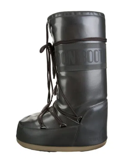 Pre-owned Moon Boot Snow Boots In Grey