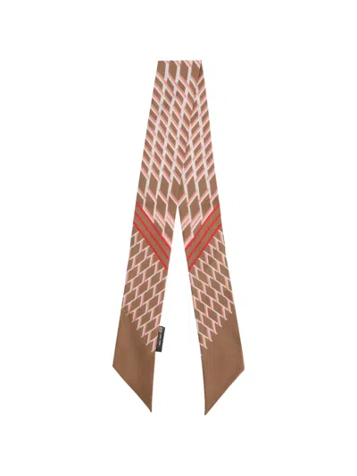 Moorer Geometric-print Scarf In Multi