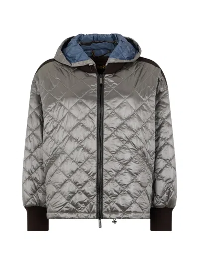 Moorer Jamila Quilted Jacket In Brown