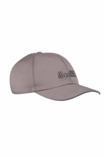Moorer Men's Robinson-j Baseball Cap In Taupe/bianco In Multi