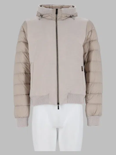 Moorer Men's Wool Cashmere Trench Coat In Neutral