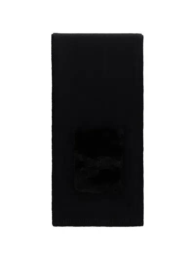 Moorer Pocket Scarf In Black